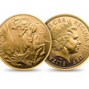 Royal Mint, Diamond Jubilee Double Sovereign Gold Proof Coin