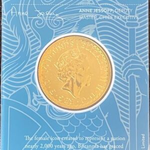 Royal Mint, 2023 Britannia 1/2 oz Gold Coin in Card, QEII