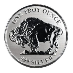 Asahi Refinery, 1 oz Silver Reverse Proof Buffalo Round