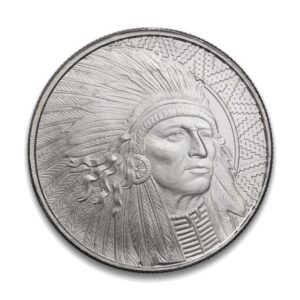 Bullion Works, Buffalo Warrior 1 oz Silver Round