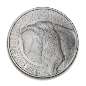 Bullion Works, Buffalo Warrior 1 oz Silver Round