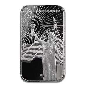 Asahi Refining, American Reserve Columbia Goddess 1 oz Silver Bar