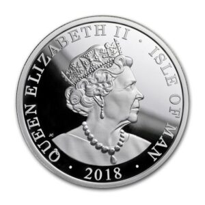 Pobjoy Mint, 2018 Isle of Man 1 oz Silver Angel Proof