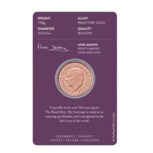 Royal Mint, 2022 Memorial Sovereign in Blisterpack