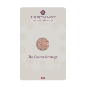 Royal Mint, 2022 Memorial Quarter Sovereign in Blisterpack