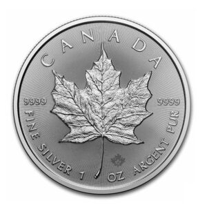 Royal Canadian Mint, 2024 Maple Leaf 1 oz Silver Coin