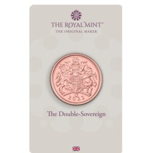 Royal Mint, 2022 Queen Elizabeth II Gold Bullion Double Sovereign Platinum Jubilee in Blisterpack