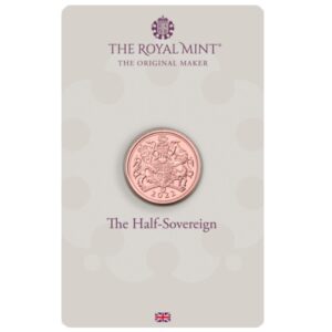 Royal Mint, 2022 Queen Elizabeth II Gold Bullion Half Sovereign Platinum Jubilee in Blisterpack