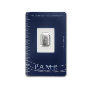 Pamp Suisse, Lady Fortuna 1 Gram Palladium Bar in Assay (Coming Soon)