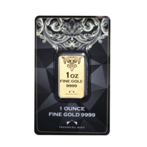 Pressburg Mint, 1 oz Gold Bar in Assay