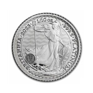 Royal Mint, 2023 1/10oz Britannia .9995 Platinum BU Coin (King Charles III Effigy)