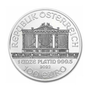 Austrian Mint, 2022 Philharmonic 1 oz Platinum Coin BU