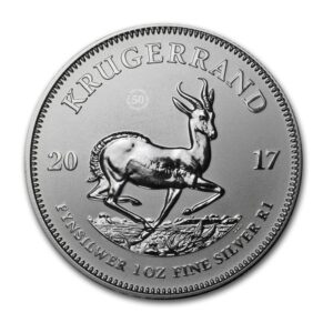 South Africa Mint, 2017 South Africa 1 oz Silver Krugerrand Premium BU