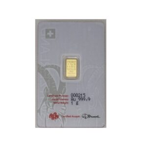 Gold Bar 1g PAMP “Switzerland – Capricorn”