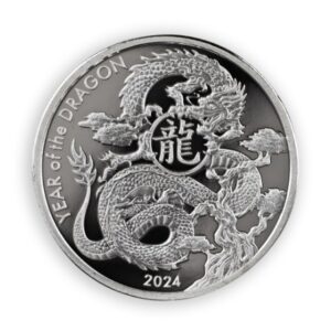 Asahi Refining, 2024 Dragon 1 oz Silver Round