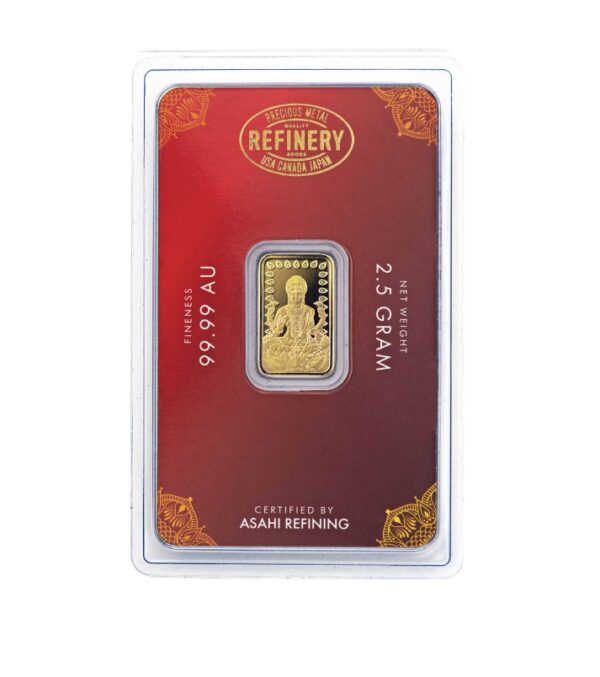 Asahi Refining, Diwali 2.5 Gram Gold Bar - Image 2