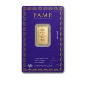 Pamp Suisse, 2022 Diwali Festival of Lights, 5 Gram Gold Bar (Restocking, coming soon)