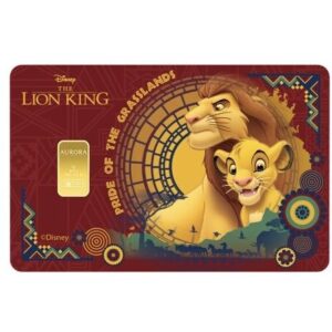 Disney The Lion King 1 Gram Gold Bar