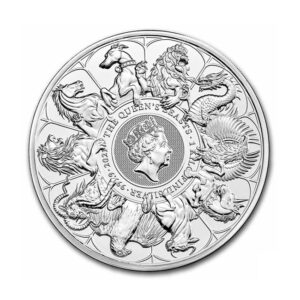 Royal Mint, 2021 United Kingdom Kilo Silver Queen's Beasts Completer Coin