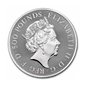 Royal Mint, 2021 United Kingdom Kilo Silver Queen's Beasts Completer Coin