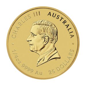 Perth Mint, 2025 1/4 oz Australia Lunar Series III - Year of the Snake .9999 Gold BU Coin (ETA mid Oct)