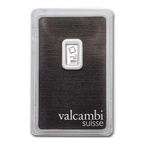 Valcambi Suisse, 1 Gram Platinum Bar (ETA end Sep)