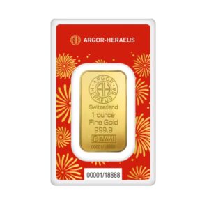 Argor-Heraeus, 2025 Lunar Year of the Snake 1 oz Gold Bar