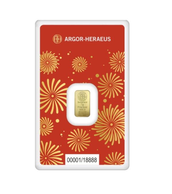 Argor-Heraeus, 2025 Lunar Snake 1 Gram Gold Bar - Image 2