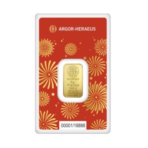 Argor-Heraeus, 2025 Lunar Snake 5 Gram Gold Bar (ETA Dec)