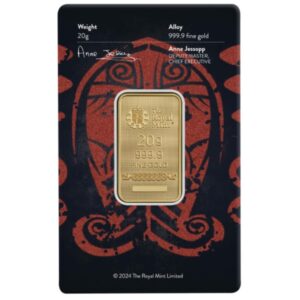 Royal Mint, Odin 20g Gold Minted Bullion Bar (restocking)