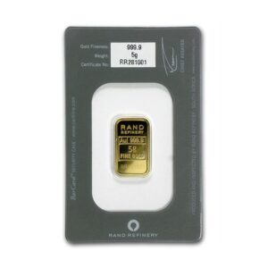 Rand Refinery, 5 gram Gold Bar - Rand Elephant Mirage (In Assay)