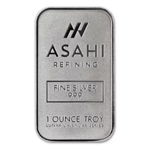 Asahi Refining, 2024 Lunar Dragon 1 oz Silver Bar