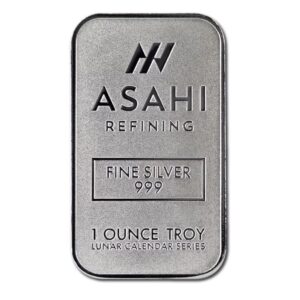 Asahi Refining, 2025 Lunar Snake 1 oz Silver Bar (ETA end of Dec / early Jan)