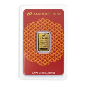 Asahi Refining, 2025 Year of the Snake 2.5 Gram Gold Bar in Assay