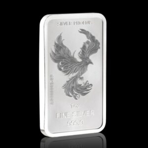 Bulmint Phoenix 1 oz Silver Bar in capsule