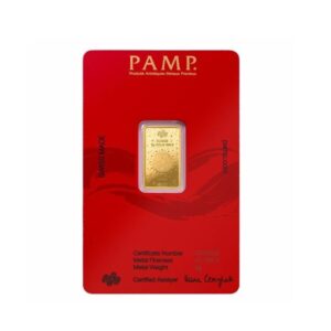 Pamp Suisse, 2025 Lunar Series - White Snake 5 Gram Gold Bar in Assay (ETA end Dec / early Jan)