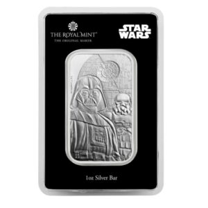 Royal Mint, Star War Dark Side 1 oz Silver Bar in Assay (ETA end of Dec)