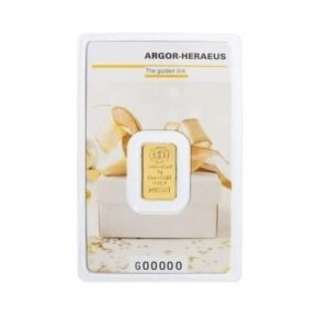 2 Gram Argor-Heraeus Gift-Themed Gold Bullion Bar