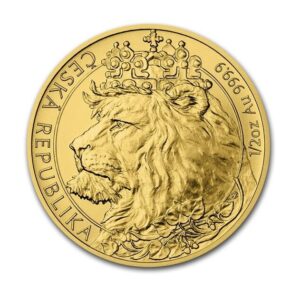 2021 Niue 1/2 oz Gold Czech Lion BU