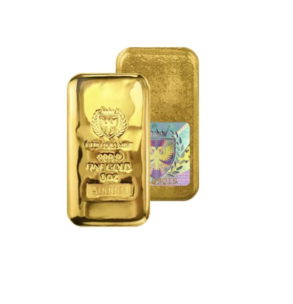 Germania Mint, 1 oz Gold Cast Bar in Assay - Image 3