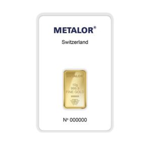 Metalor 5 Gram Gold Bar in Assay