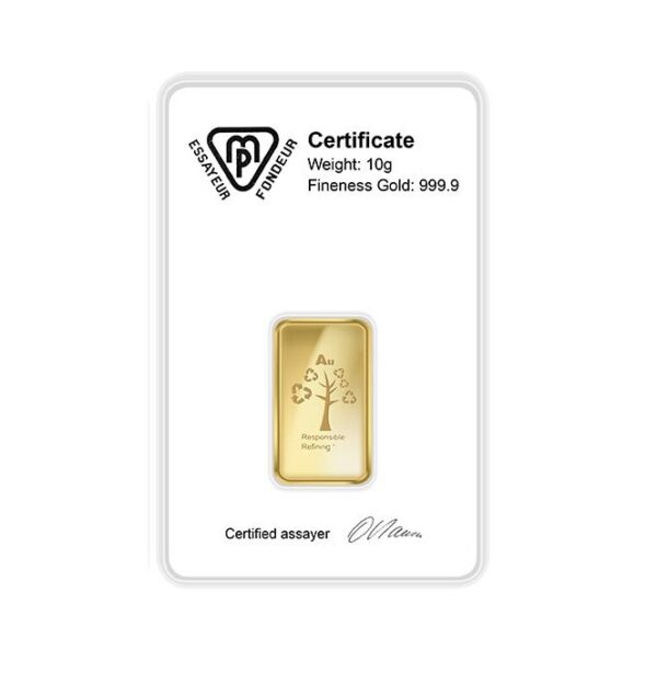 Metalor 5 Gram Gold Bar in Assay - Image 2