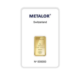 Metalor 10 Gram Gold Bar in Assay