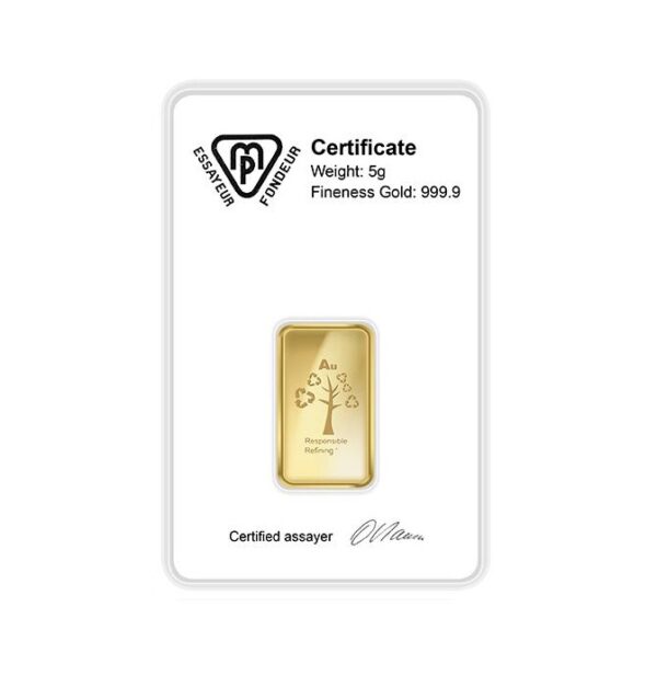 Metalor 10 Gram Gold Bar in Assay - Image 2