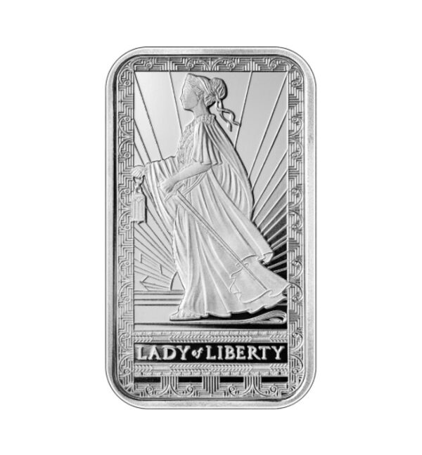 Pamp Suisse, Lady of Liberty 1 oz Silver Minted Bar