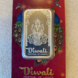 Pamp Suisse, 2024 Diwali 1 oz Silver Bar in Assay (Certificate Number 1)