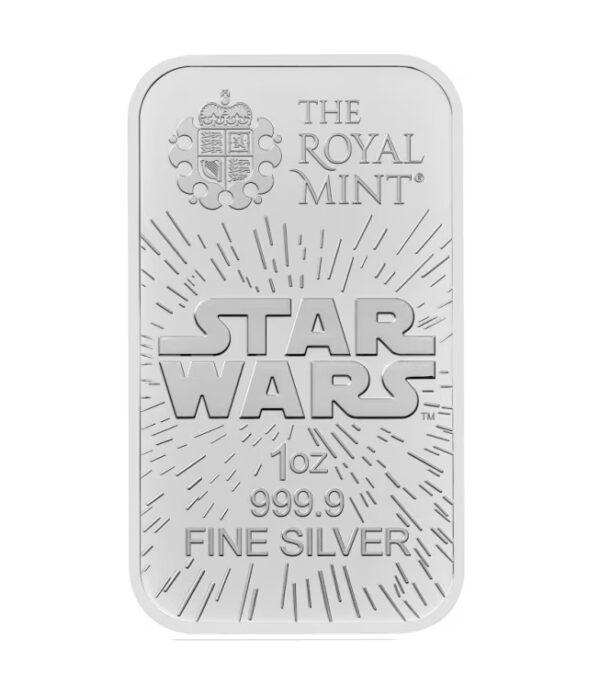 Royal Mint, 2024 1 oz Great Britain Star Wars: Light Side .9999 Silver BU Bar - Image 2