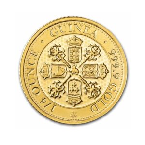 1/4 oz Gold St. Helena Sceptre Guinea .9999 Fine £25 Coin (Random Date)