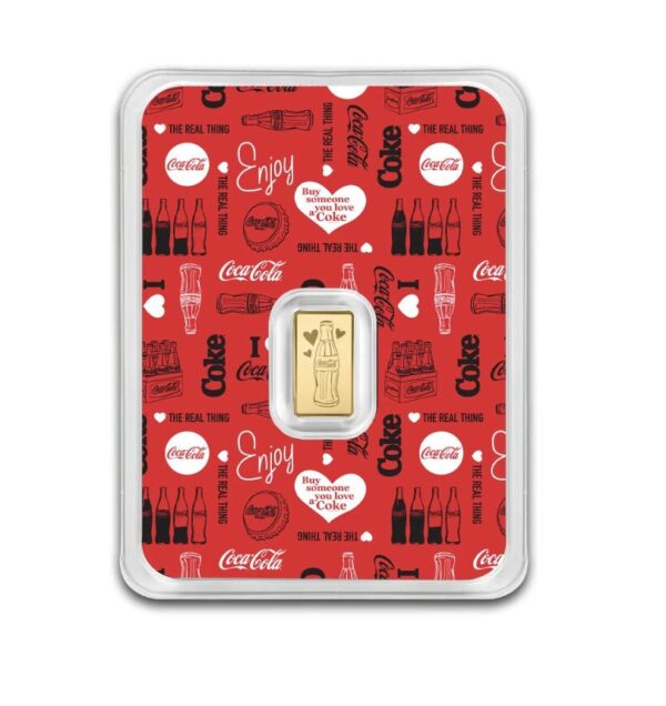 1/2 gram Gold Bar in TEP – Coca-Cola® Valentine's Day (ETA end of Feb/early Mar)