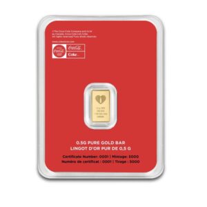 1/2 gram Gold Bar in TEP – Coca-Cola® Valentine's Day (ETA end of Feb/early Mar)